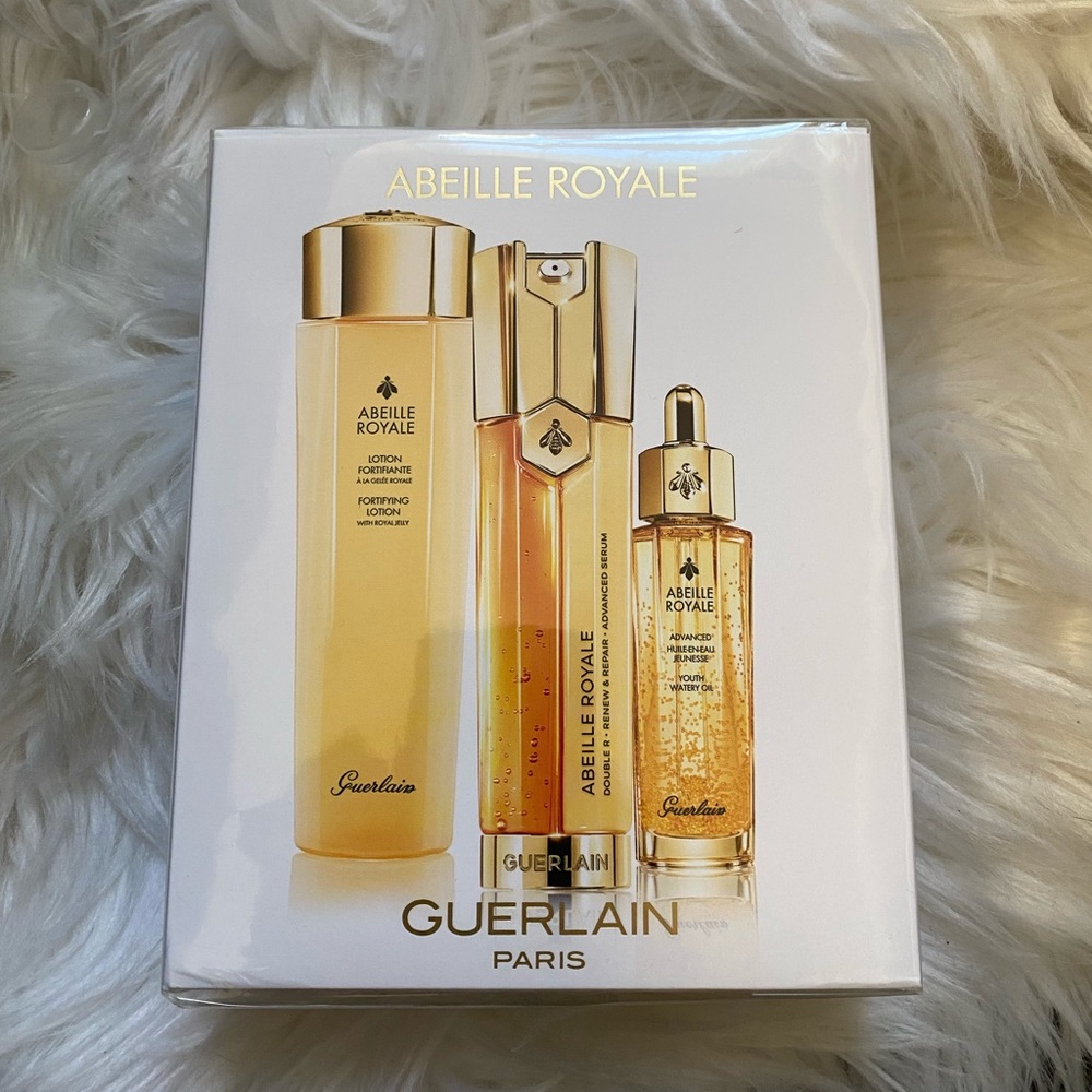 Guerlain double serum + essence + youth watery oil Set